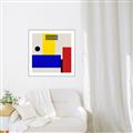 Picture of Structural Harmony I _GroupedProduct_Square_Canvas_Framed_