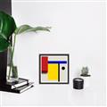 Picture of Structural Harmony II _GroupedProduct_Square_Canvas_Framed_