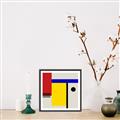 Picture of Structural Harmony II _GroupedProduct_Square_Canvas_Framed_