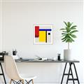 Picture of Structural Harmony II _GroupedProduct_Square_Canvas_Framed_