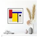 Picture of Structural Harmony II _GroupedProduct_Square_Canvas_Framed_