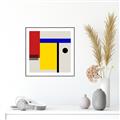 Picture of Structural Harmony II _GroupedProduct_Square_Canvas_Framed_