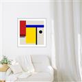 Picture of Structural Harmony II _GroupedProduct_Square_Canvas_Framed_