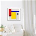 Picture of Structural Harmony II _GroupedProduct_Square_Canvas_Framed_