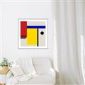 Picture of Structural Harmony II _GroupedProduct_Square_Canvas_Framed_