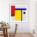Picture of Structural Harmony II _GroupedProduct_Square_Canvas_Framed_