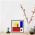 Picture of Structural Harmony III _GroupedProduct_Square_Canvas_Framed_