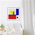 Picture of Structural Harmony III _GroupedProduct_Square_Canvas_Framed_