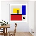 Picture of Structural Harmony III _GroupedProduct_Square_Canvas_Framed_