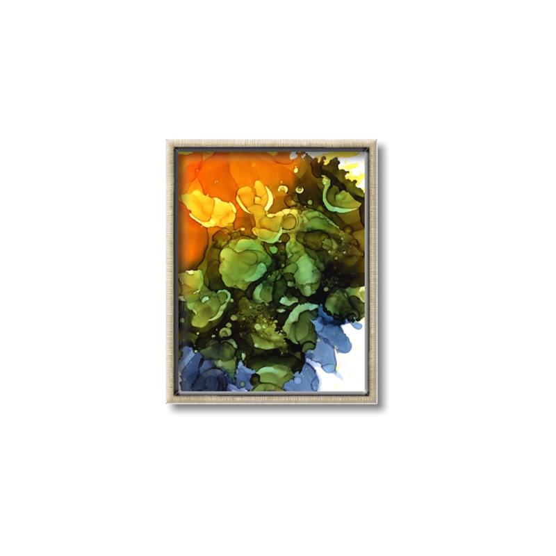 Picture of Burst of Hues I _GroupedProduct_Rectangle_Portrait_Canvas_Framed_