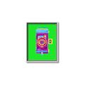 Picture of Hued Harmony III _GroupedProduct_Rectangle_Portrait_Canvas_Framed_
