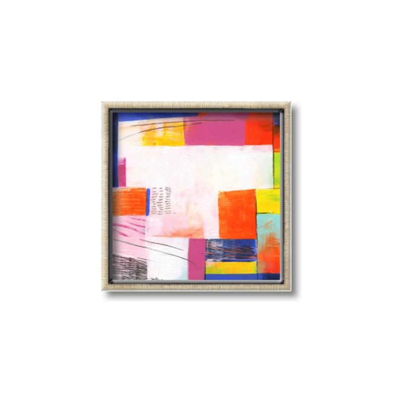 Picture of Vibrant Mosaic I _GroupedProduct_Square_Canvas_Framed_