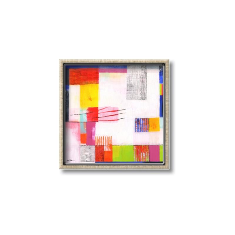 Picture of Vibrant Mosaic II _GroupedProduct_Square_Canvas_Framed_