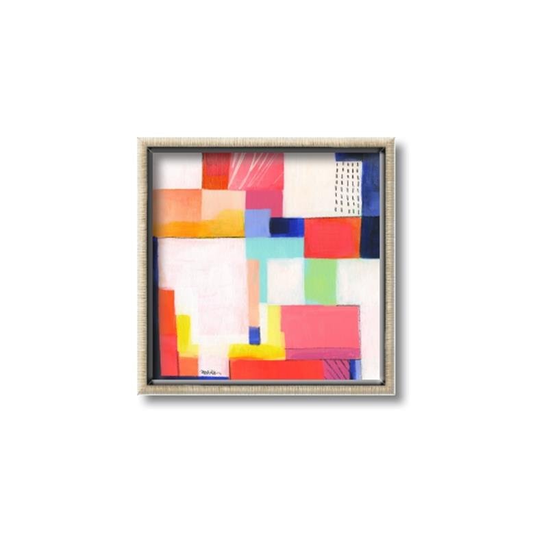 Picture of Vibrant Mosaic III _GroupedProduct_Square_Canvas_Framed_