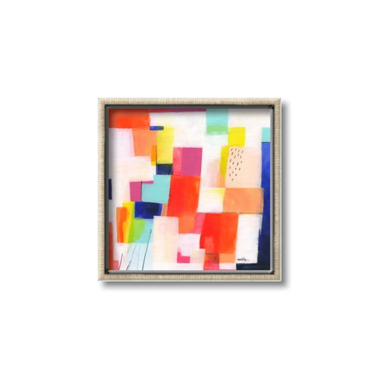 Picture of Vibrant Mosaic IV _GroupedProduct_Square_Canvas_Framed_