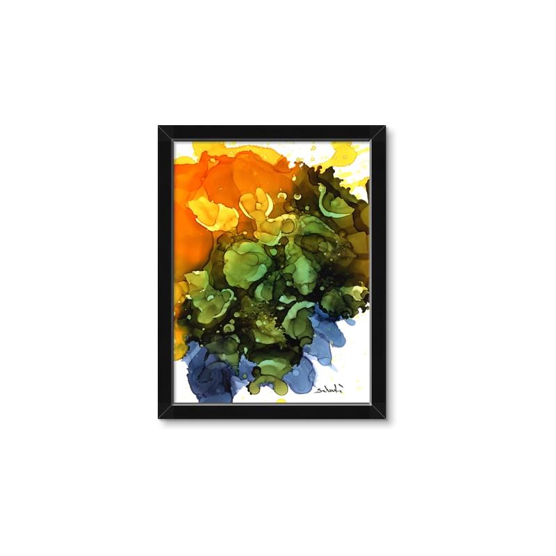 Picture of Burst of Hues I _GroupedProduct_Rectangle_Portrait_Framed_Matted_