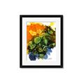 Picture of Burst of Hues I _GroupedProduct_Rectangle_Portrait_Framed_Matted_