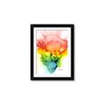 Picture of Burst of Hues II _GroupedProduct_Rectangle_Portrait_Framed_Matted_
