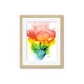 Picture of Burst of Hues II _GroupedProduct_Rectangle_Portrait_Framed_Matted_