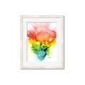Picture of Burst of Hues II _GroupedProduct_Rectangle_Portrait_Framed_Matted_