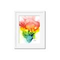 Picture of Burst of Hues II _GroupedProduct_Rectangle_Portrait_Framed_Matted_