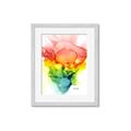 Picture of Burst of Hues II _GroupedProduct_Rectangle_Portrait_Framed_Matted_