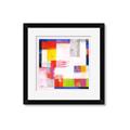Picture of Vibrant Mosaic II _GroupedProduct_Square_Framed_Matted_
