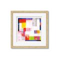 Picture of Vibrant Mosaic II _GroupedProduct_Square_Framed_Matted_