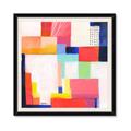 Picture of Vibrant Mosaic III _GroupedProduct_Square_Framed_Matted_