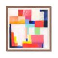 Picture of Vibrant Mosaic III _GroupedProduct_Square_Framed_Matted_