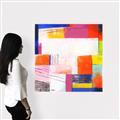 Picture of Vibrant Mosaic I _GroupedProduct_Square_Canvas_
