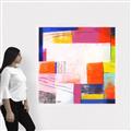 Picture of Vibrant Mosaic I _GroupedProduct_Square_Canvas_