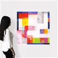 Picture of Vibrant Mosaic II _GroupedProduct_Square_Canvas_