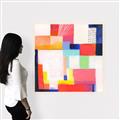 Picture of Vibrant Mosaic III _GroupedProduct_Square_Canvas_