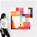 Picture of Vibrant Mosaic III _GroupedProduct_Square_Canvas_
