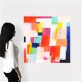 Picture of Vibrant Mosaic IV _GroupedProduct_Square_Canvas_