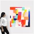 Picture of Vibrant Mosaic IV _GroupedProduct_Square_Canvas_