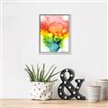 Picture of Burst of Hues II _GroupedProduct_Rectangle_Portrait_Canvas_Framed_