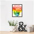 Picture of Burst of Hues II _GroupedProduct_Rectangle_Portrait_Canvas_Framed_