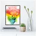 Picture of Burst of Hues II _GroupedProduct_Rectangle_Portrait_Canvas_Framed_