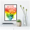 Picture of Burst of Hues II _GroupedProduct_Rectangle_Portrait_Canvas_Framed_