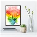 Picture of Burst of Hues II _GroupedProduct_Rectangle_Portrait_Canvas_Framed_