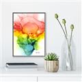 Picture of Burst of Hues II _GroupedProduct_Rectangle_Portrait_Canvas_Framed_