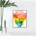 Picture of Burst of Hues II _GroupedProduct_Rectangle_Portrait_Canvas_Framed_