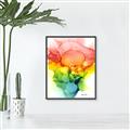 Picture of Burst of Hues II _GroupedProduct_Rectangle_Portrait_Canvas_Framed_