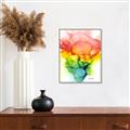 Picture of Burst of Hues II _GroupedProduct_Rectangle_Portrait_Canvas_Framed_
