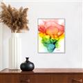 Picture of Burst of Hues II _GroupedProduct_Rectangle_Portrait_Canvas_Framed_