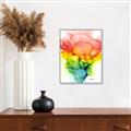 Picture of Burst of Hues II _GroupedProduct_Rectangle_Portrait_Canvas_Framed_