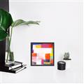 Picture of Vibrant Mosaic I _GroupedProduct_Square_Canvas_Framed_