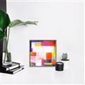 Picture of Vibrant Mosaic I _GroupedProduct_Square_Canvas_Framed_